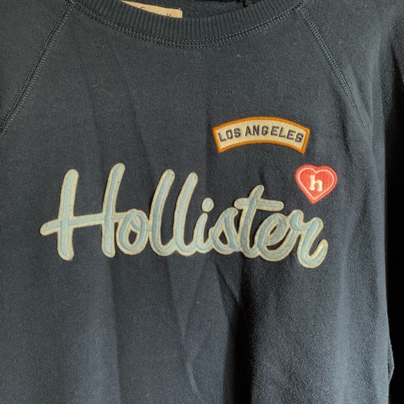 Hollister LA navy crew neck - Picture 3 of 4